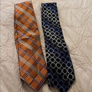 Lot of 2 Michael Kors Mens Neck Ties
